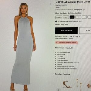 Brand new Michael Costello maxi dress (XS)